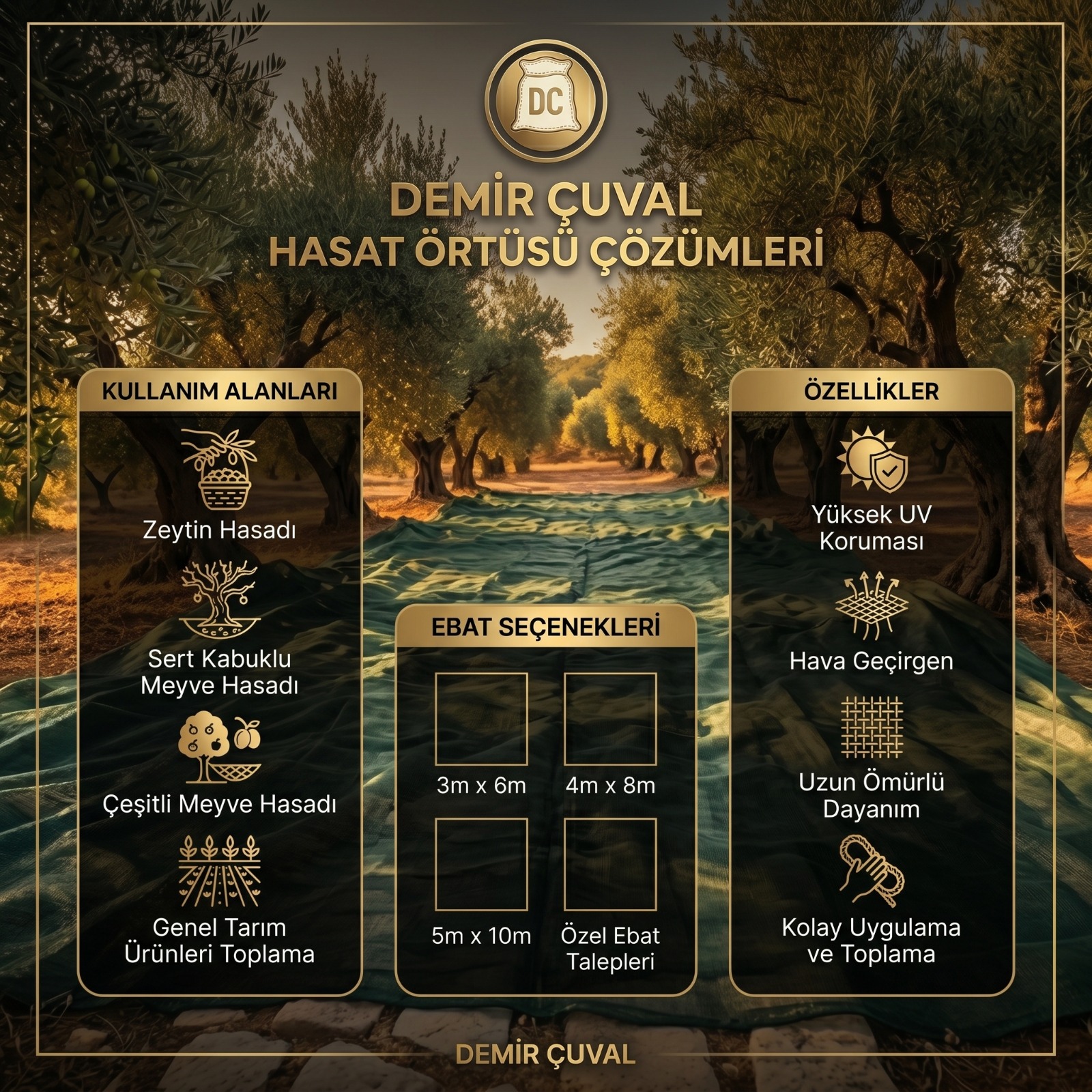 Demir Çuval markasının güvencesiyle Türkiye geneline hizmet veren yüksek kapasiteli ambalaj üretim tesisleri